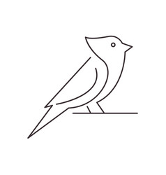 Cardinal Art Line Icon Logo