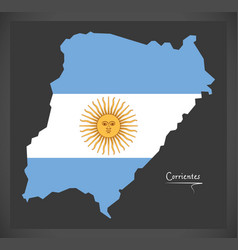 Corrientes Map Of Argentina With Argentinian