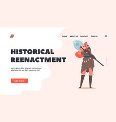 Historical Reenactment Landing Page Template