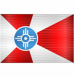 Shiny Grunge Flag Wichita