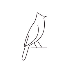 Cardinal Art Line Icon Logo