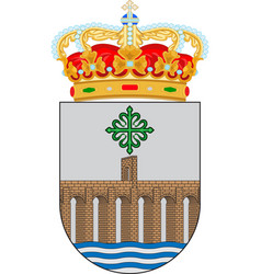 Coat Of Arms Of Alcantara In Extremadura Of Spain