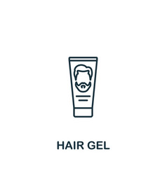 Hair Gel Icon Monochrome Simple Barber Shop Icon