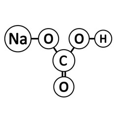 Sodium Bicarbonate Molecule Icon