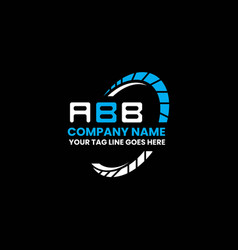 Abb Letter Logo Creative Design With Graphic