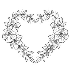 Floral Hart Coloring Pages