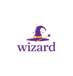 Simple Clean Wizard Logo Design Template