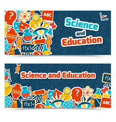 Education Science Banners