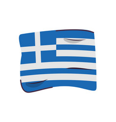 Grece Flag Country Isolated Icon