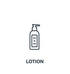 Lotion Icon Monochrome Simple Barber Shop Icon