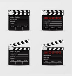 Movie Clapperboard Set