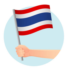 Thailand Flag In Hand