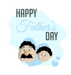 Avatar Of Father And Son Cartoon Happy Day