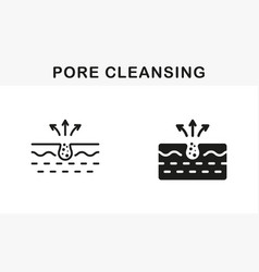 Cleansing Clogged Deep Pore Line And Silhouette