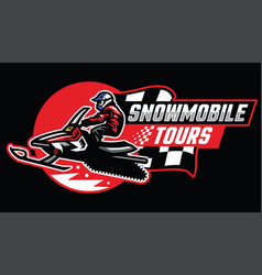 Snowmobile Tour Badge Design