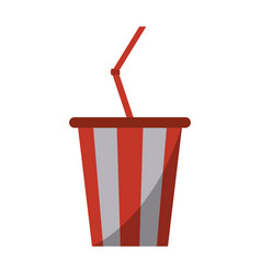 Soda Cup With Straw