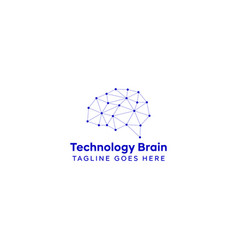 Technology Modern Brian Logo