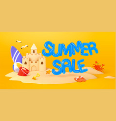 3d Summer Sale Banner