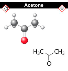 Acetone Molecule