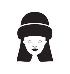 Female Hat Icon Logo