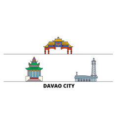 Philippines Davao City Flat Landmarks