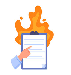 Burning Document Icon