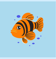 Emo Black And Orange Fish