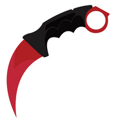 Karambit Knife On White Background