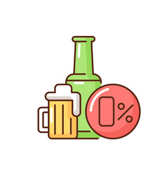 Non Alcoholic Beer Rgb Color Icon