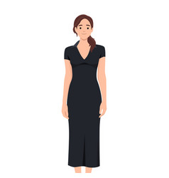 Woman In Party Avatar In Long Party Dress