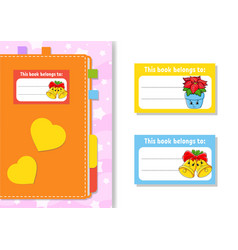 Book Label Stickers For Kids The Rectangular