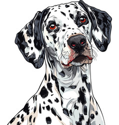 Dalmatian Adorable Art