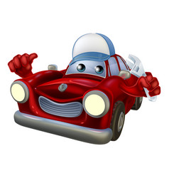 Car Mechanic Cartoon Character