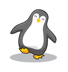 Penguin Cartoon Walking Cute Animals