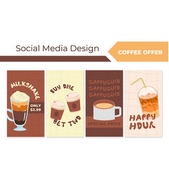 Social Media Story With Coffee Special Offer