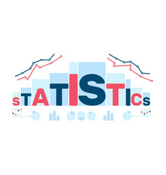 Statistics Letters In Form Of Big Chart Data