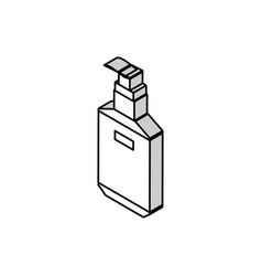 Hand Sanitizer Hygiene Isometric Icon