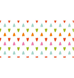 Heart Background Pattern Banner Seamless