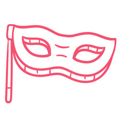 Purim Mask Stroke