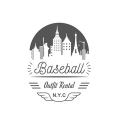 Baseball Outfit Rental Logotype