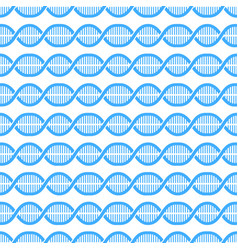 Blue Seamless Dna Pattern Background Stock