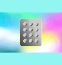 Numeric Digital Securtiy Lock System Pad