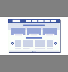 Website Flat Design Site Webpage Web Page