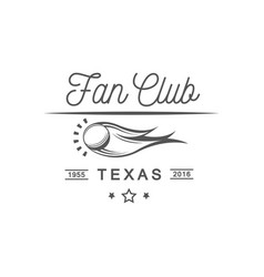 Baseball Fan Club Logotype