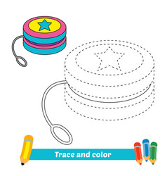 Trace And Color For Kids Yoyo