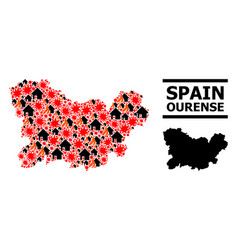 War Pattern Map Of Ourense Province