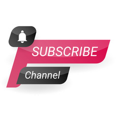 Web Banner Subscribe Channel Lower Third Red