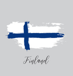 Finland Watercolor National Country Flag Icon