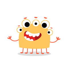 Yellow Monster Character