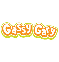 Gassy Gary Logo Text Design